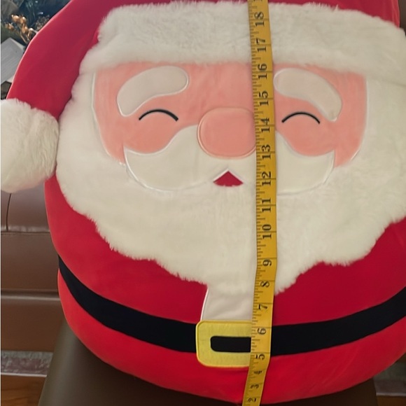 Squishmallows Santa Claus Pillow - Red, White, Black, Yellow - Picture 2 of 3